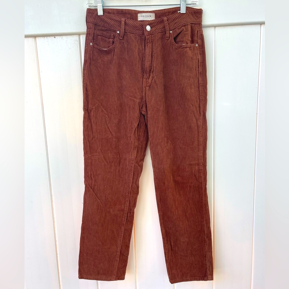 Pacsun Corduroy Mom Jean Sz 27 Brown women’s juniors